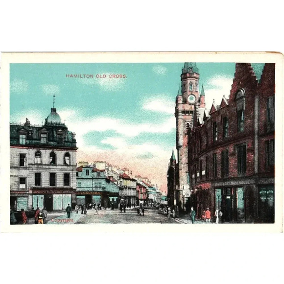 Hamilton Old Cross Postcard - Picture 1 of 2
